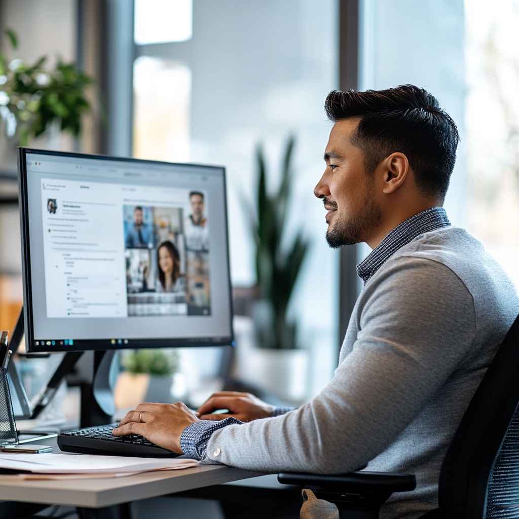 Recruiter enhancing the employer brand to attract quality talent.