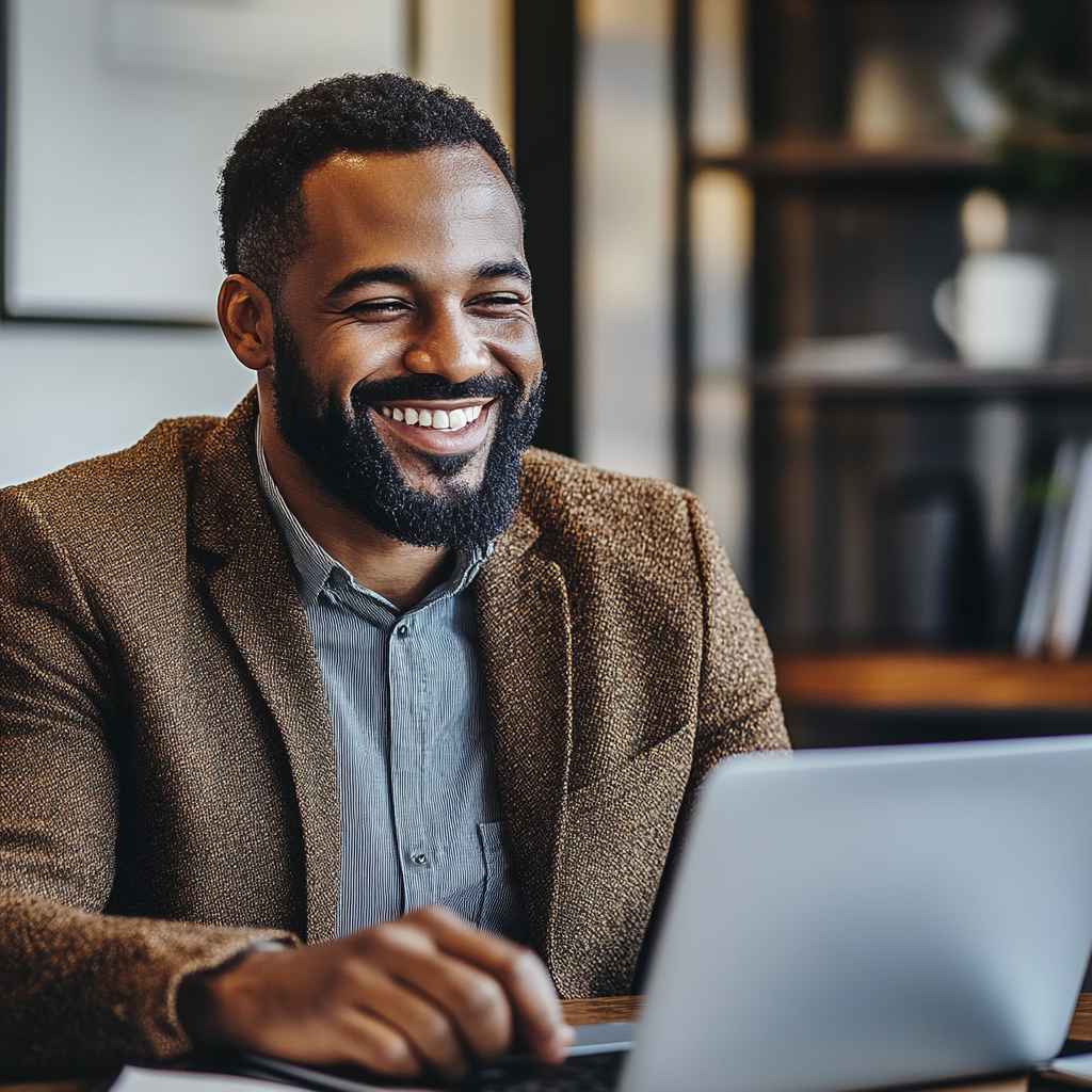 Recruiter engaging a candidate through a video call before the start date.

