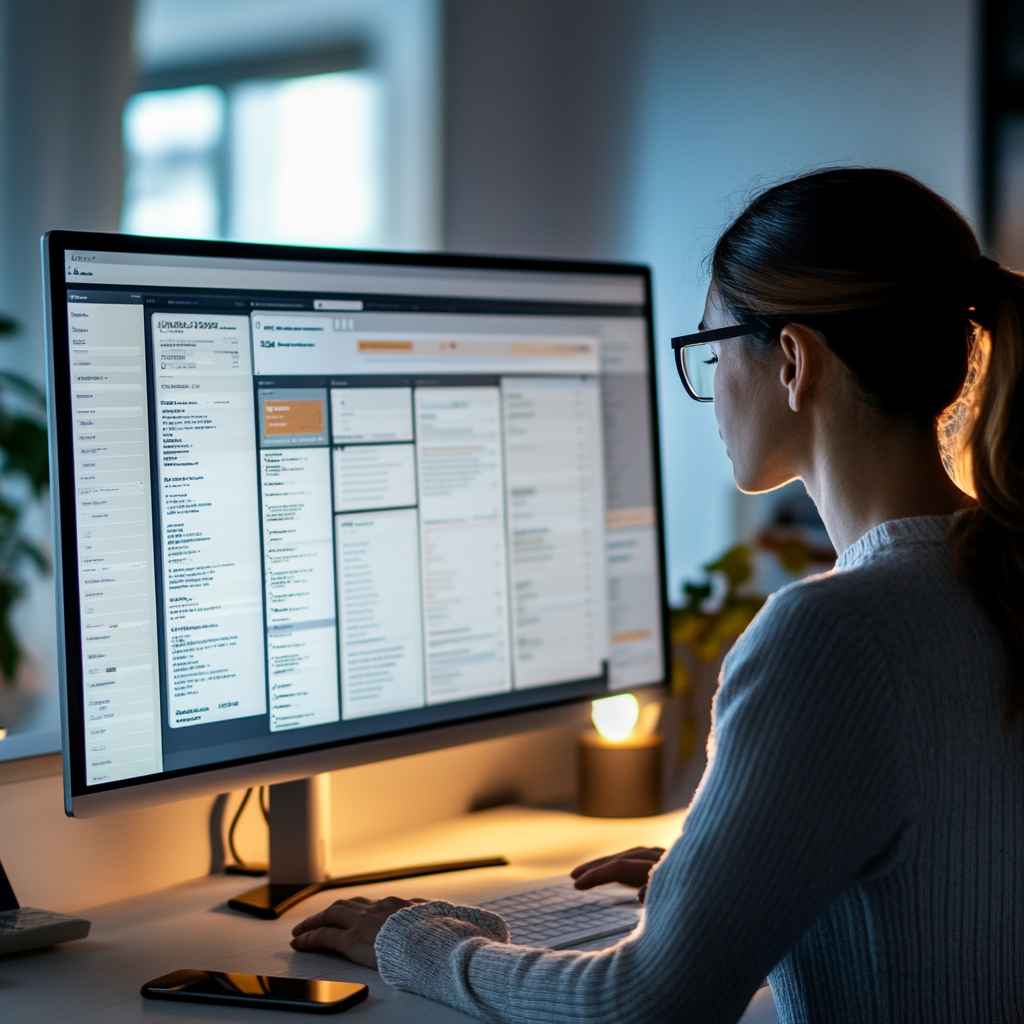 Behind-the-scenes view of a functional job listing section