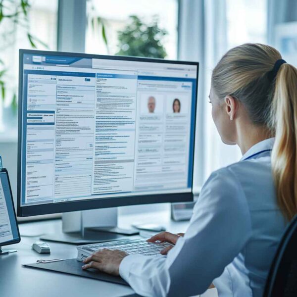 Applicant Tracking System displaying compliance verification and background checks for a caregiver role.