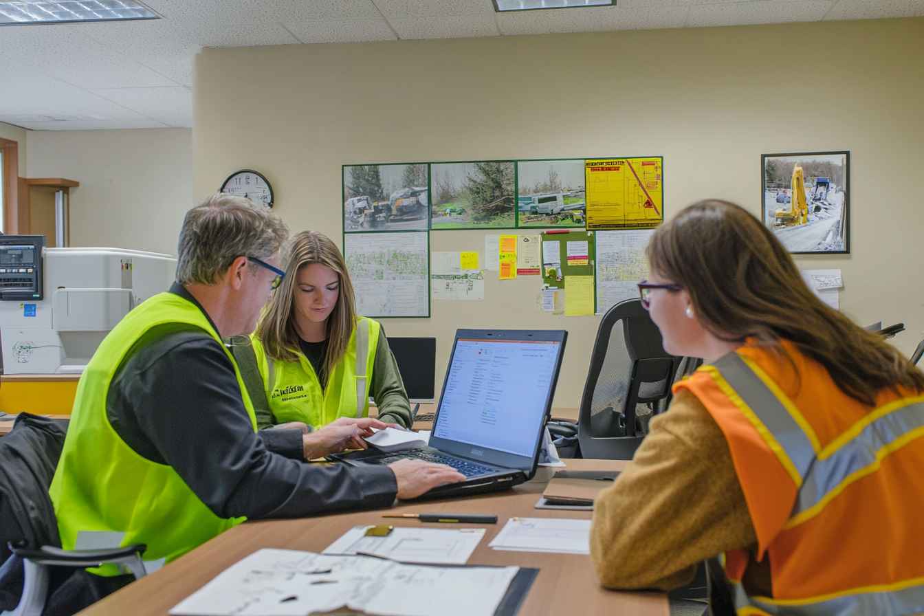 HR team at a waste company using ATS software to manage candidates.