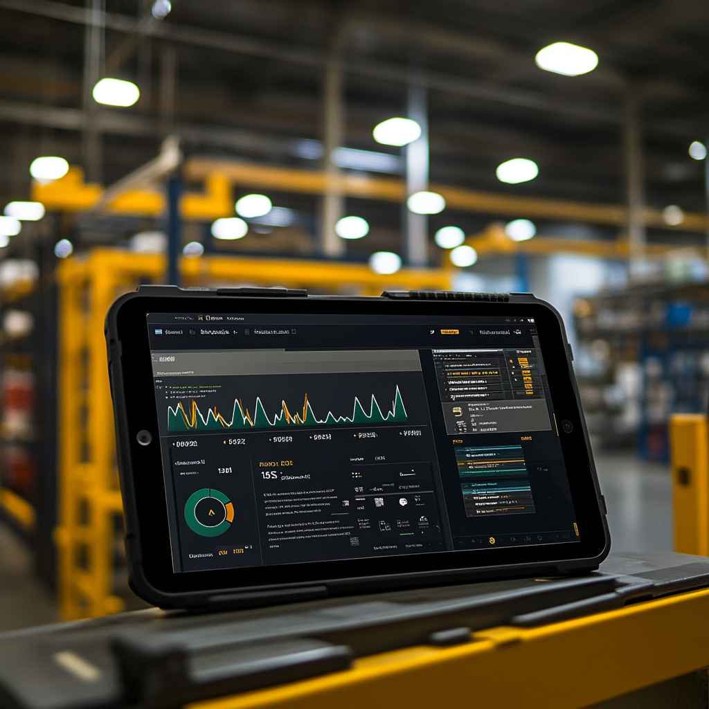 ATS dashboard managing hiring and compliance in an industrial setting.