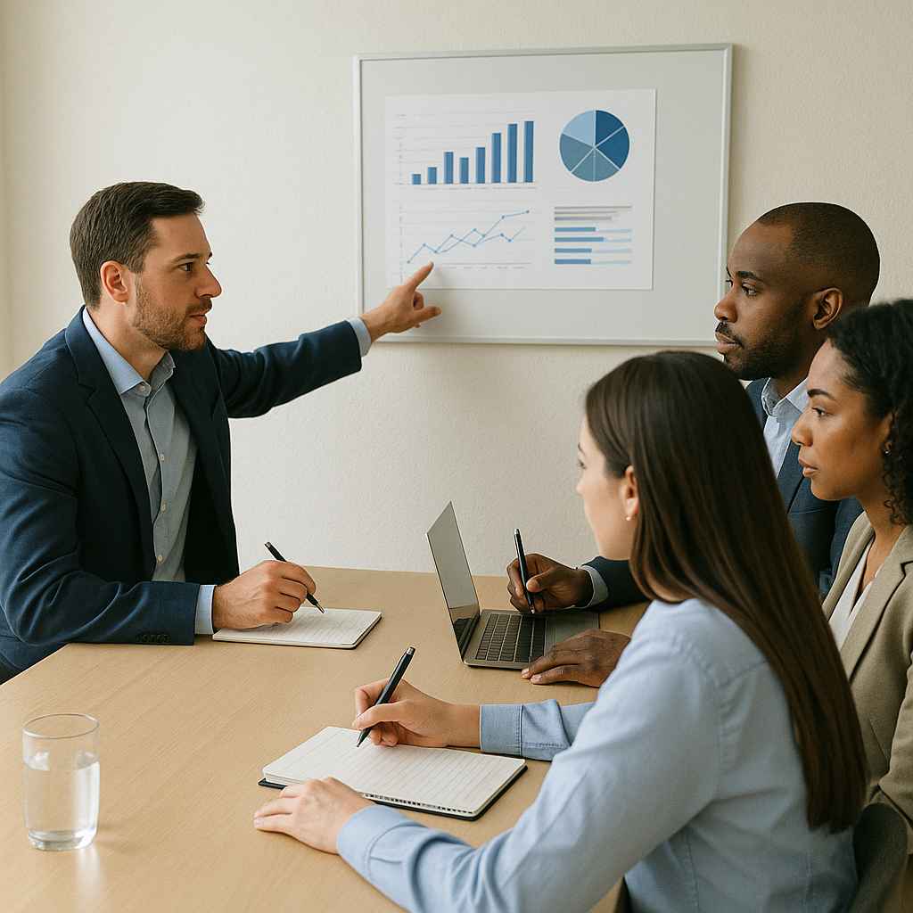 HR team collaborating on fair chance hiring laws compliance strategies.