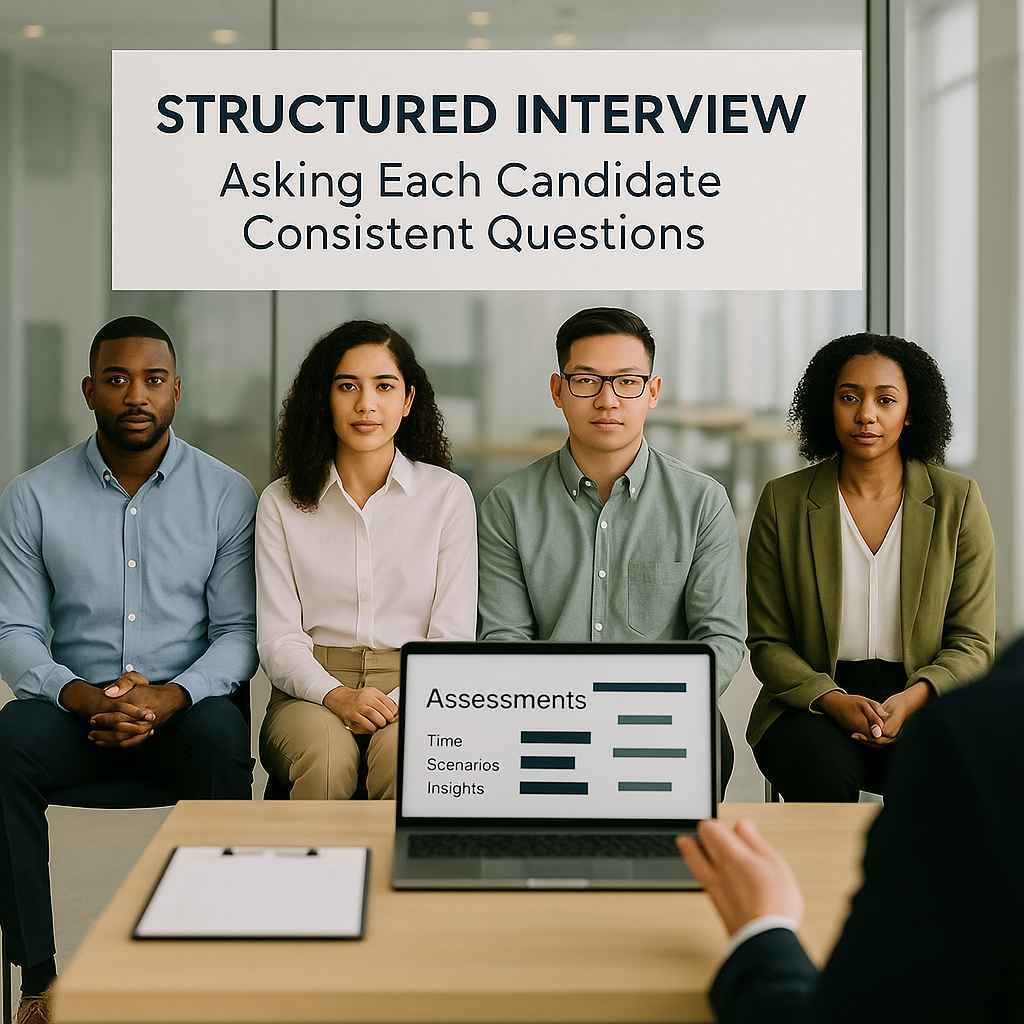 Structured, bias-free interview process conducted by a fair hiring agency.