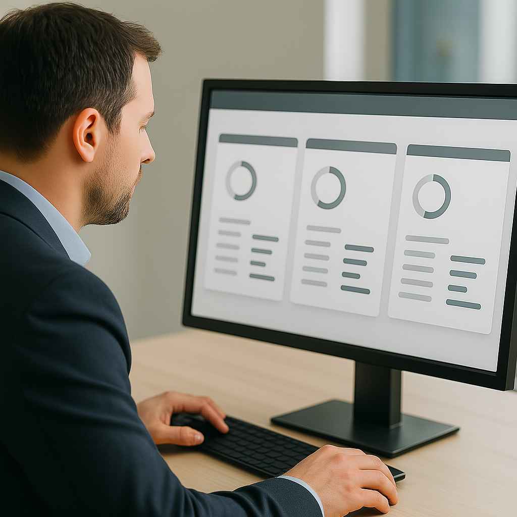 ATS dashboard summarizing candidate scorecard data for structured hiring.