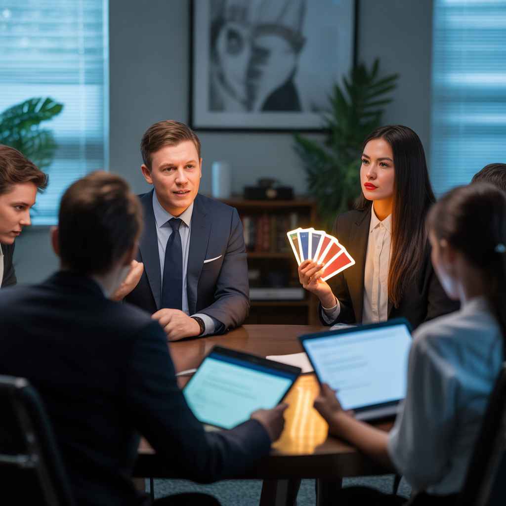 Group interview dynamic where extroverts dominate while introverts risk being overlooked.