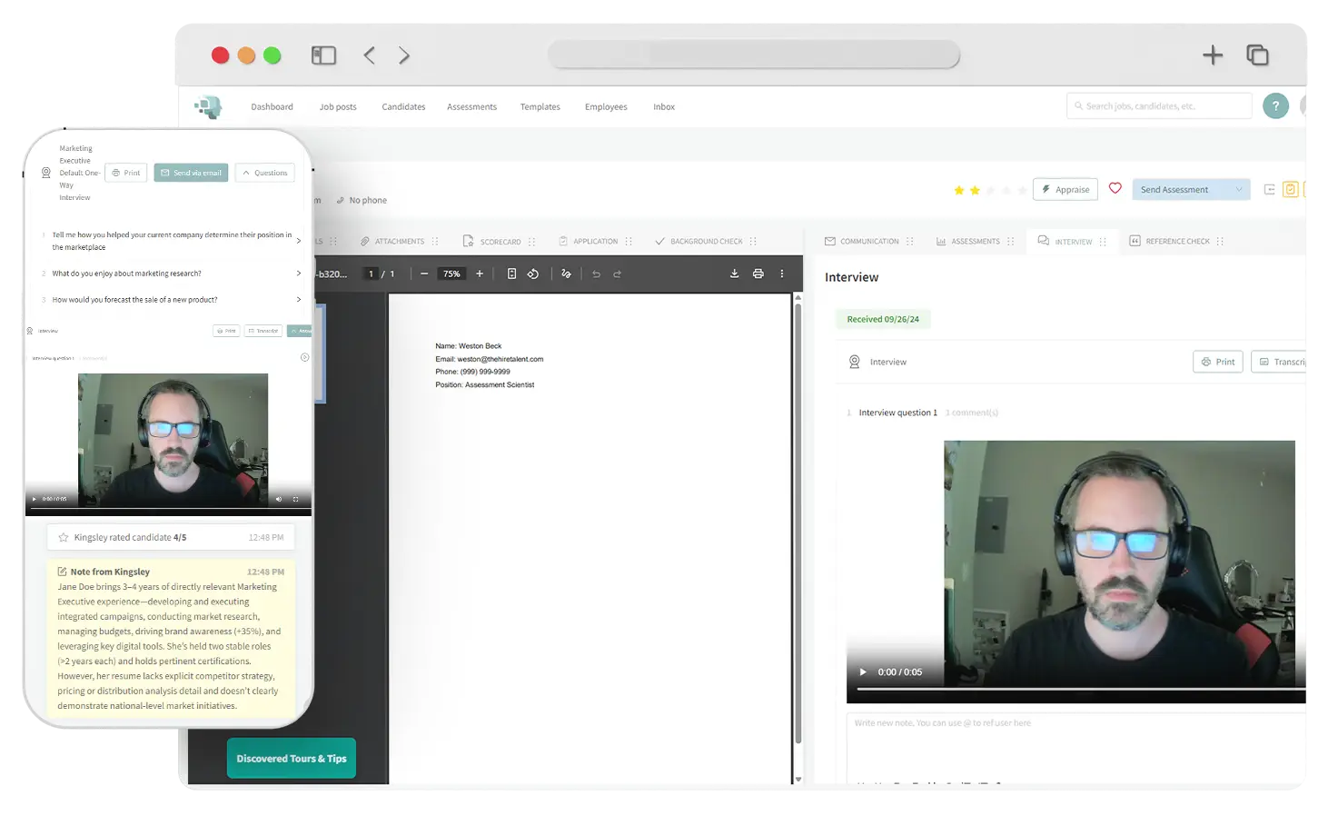 AI Interview Evaluation Feature
