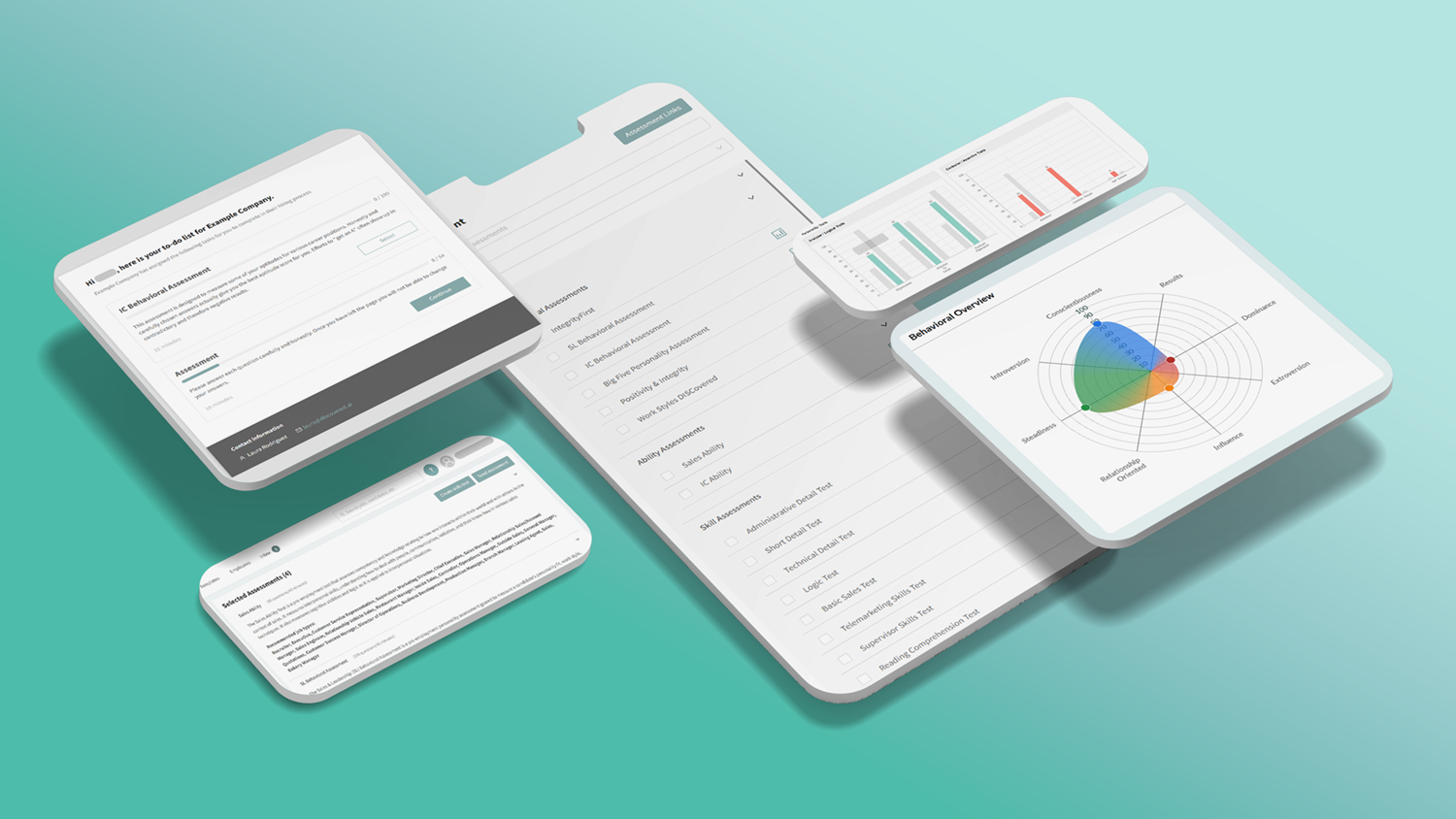 Interfaces for assessments by Discovered.ai are a great option for franchise hiring.