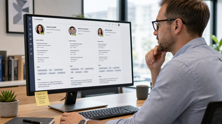 Data-Driven Hiring: How Verified Workforce Data Changes Who You Actually Hire 1 Platform with workforce intelligence integrated into candidate scorecard