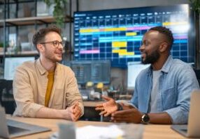 HR team celebrating time saved from interview automation