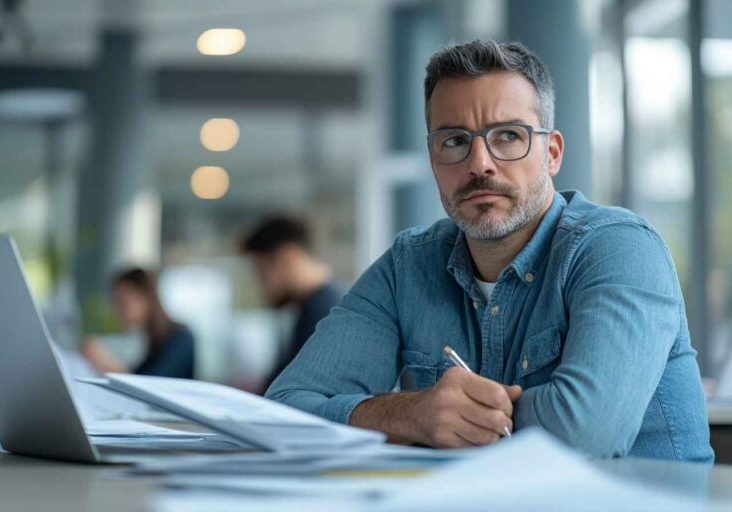 A business owner analyzing hiring challenges while scaling up the company.