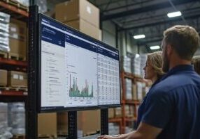 Logistics team using ATS to evaluate applicants for open warehouse roles.