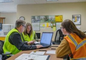 HR team at a waste company using ATS software to manage candidates.