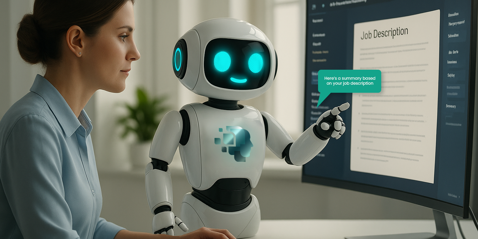 Kingsley, the AI assistant helping a hiring manager with a Job Posting.