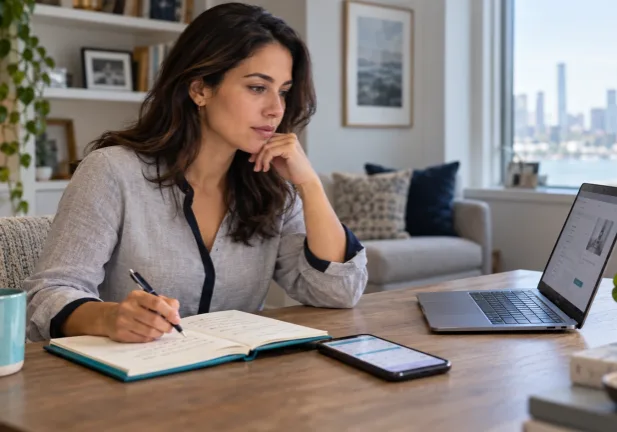 Candidate evaluating a job offer before deciding whether to accept