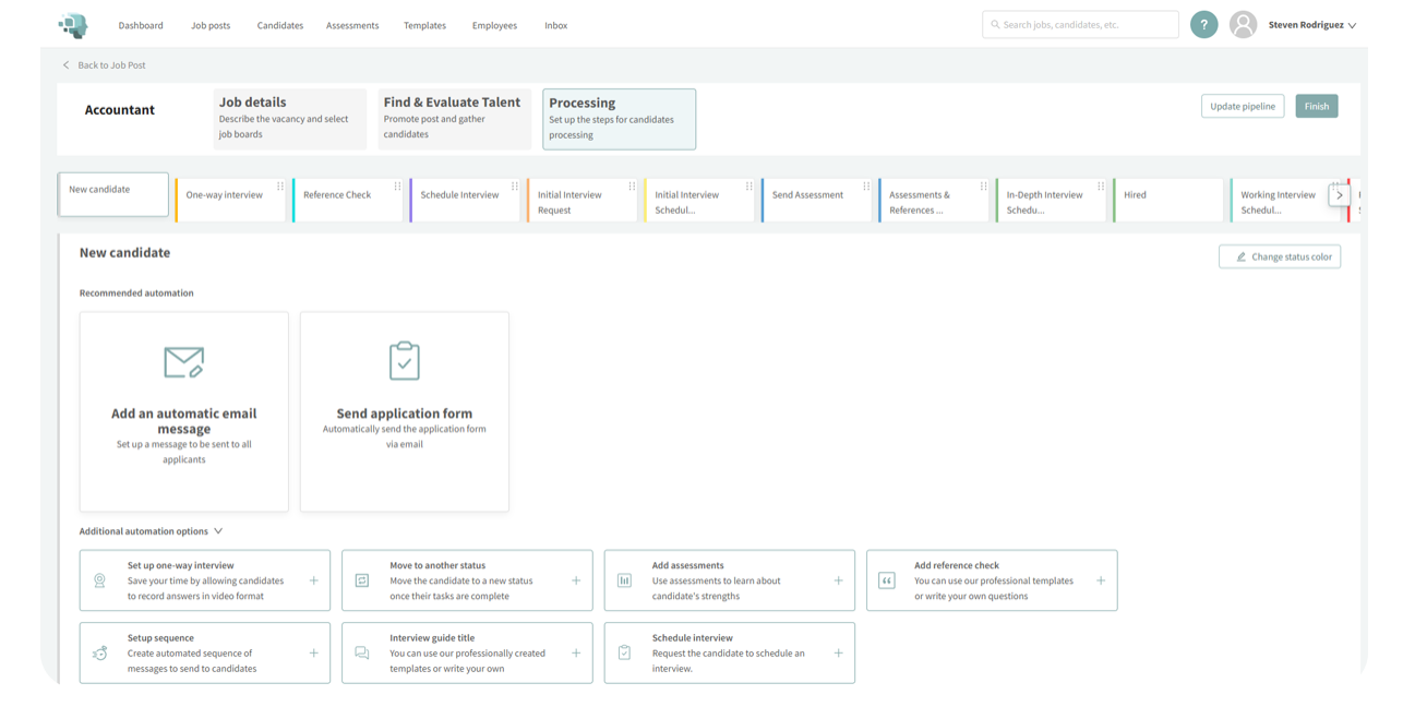 Workflow Management Feature