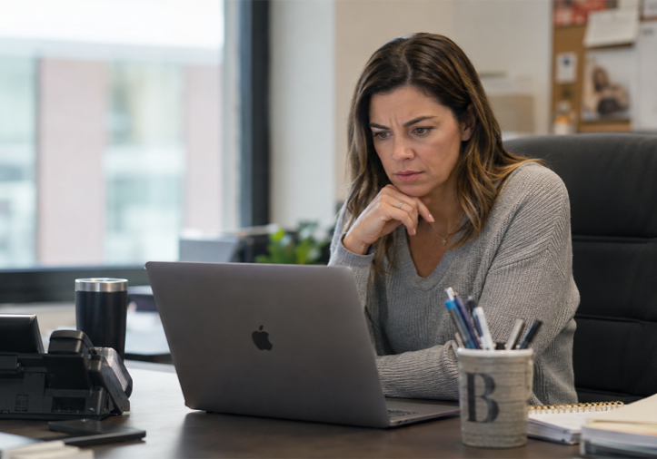 HR manager reviewing unanswered candidate messages — candidate drop-off in hiring